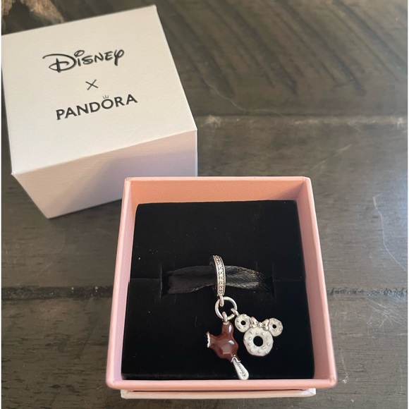 Disney Parks Ice Cream Bar Mickey & Minnie Donut Pandora Charm - Picture 3 of 8